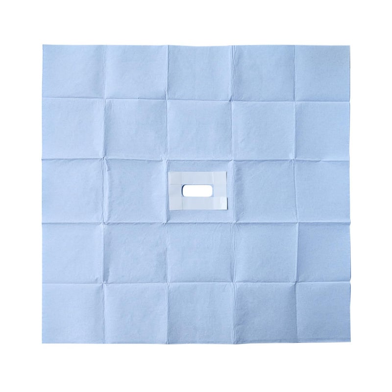 UAN Surgical Drape Vet Adhesive Fenestrated Surgical Drape for Pet Sterilization Surgery | Spay Surgery Neuter Surgery Fenestrated Drape 24"x24" Surgical Drape Fenestration Size: 2.4"x1.0" (6) - Image 4